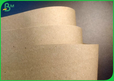 Aufbereitetes 50gsm, das niedriges Brown-Kraftpapier für die Dokumenten-u. Geschenk-Verpackung geriffelt ist